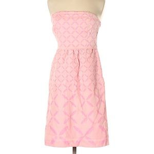 J.Crew Pink Strapless Dress